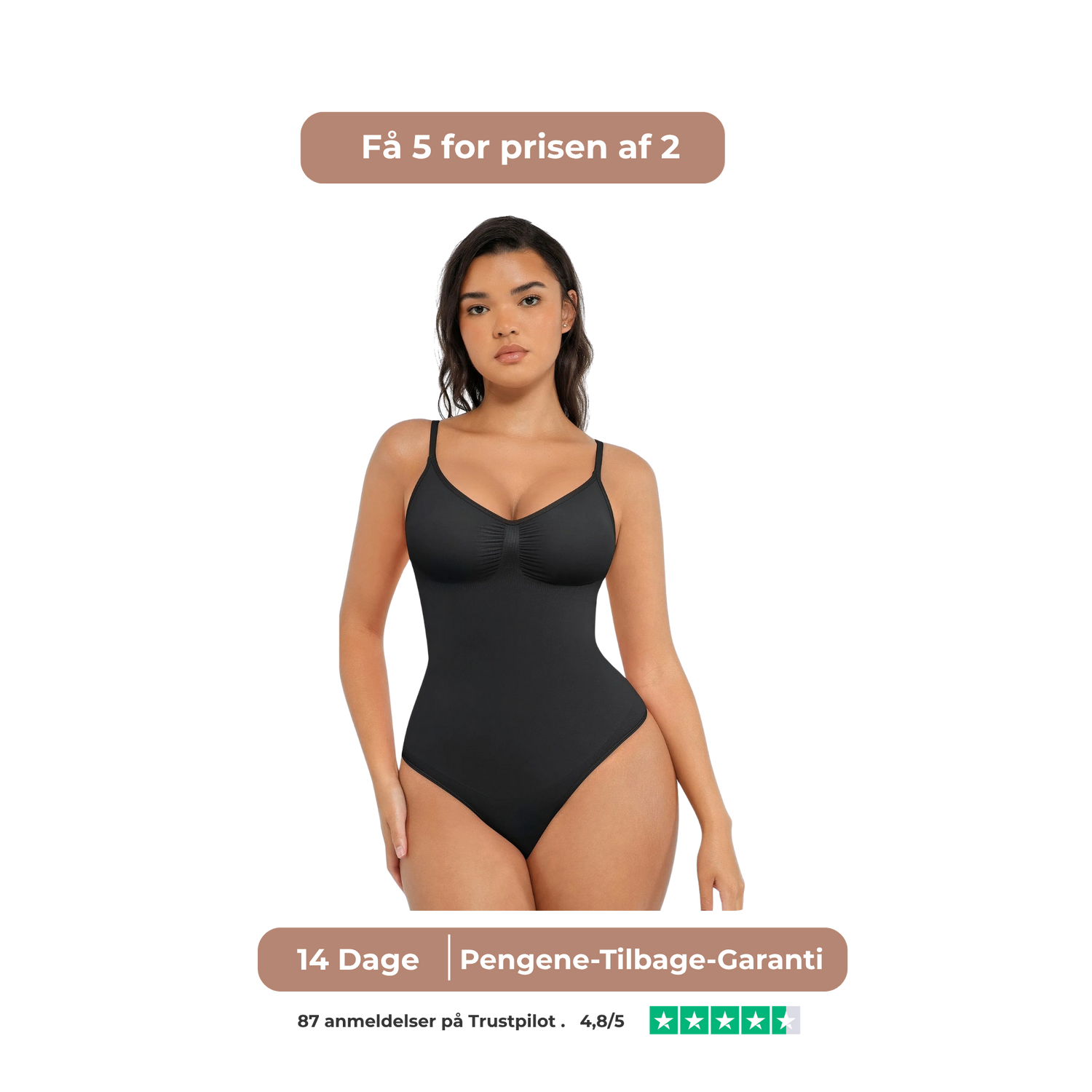 Shapira™ Sømløs Skulpturerende Bodysuit (Thong)